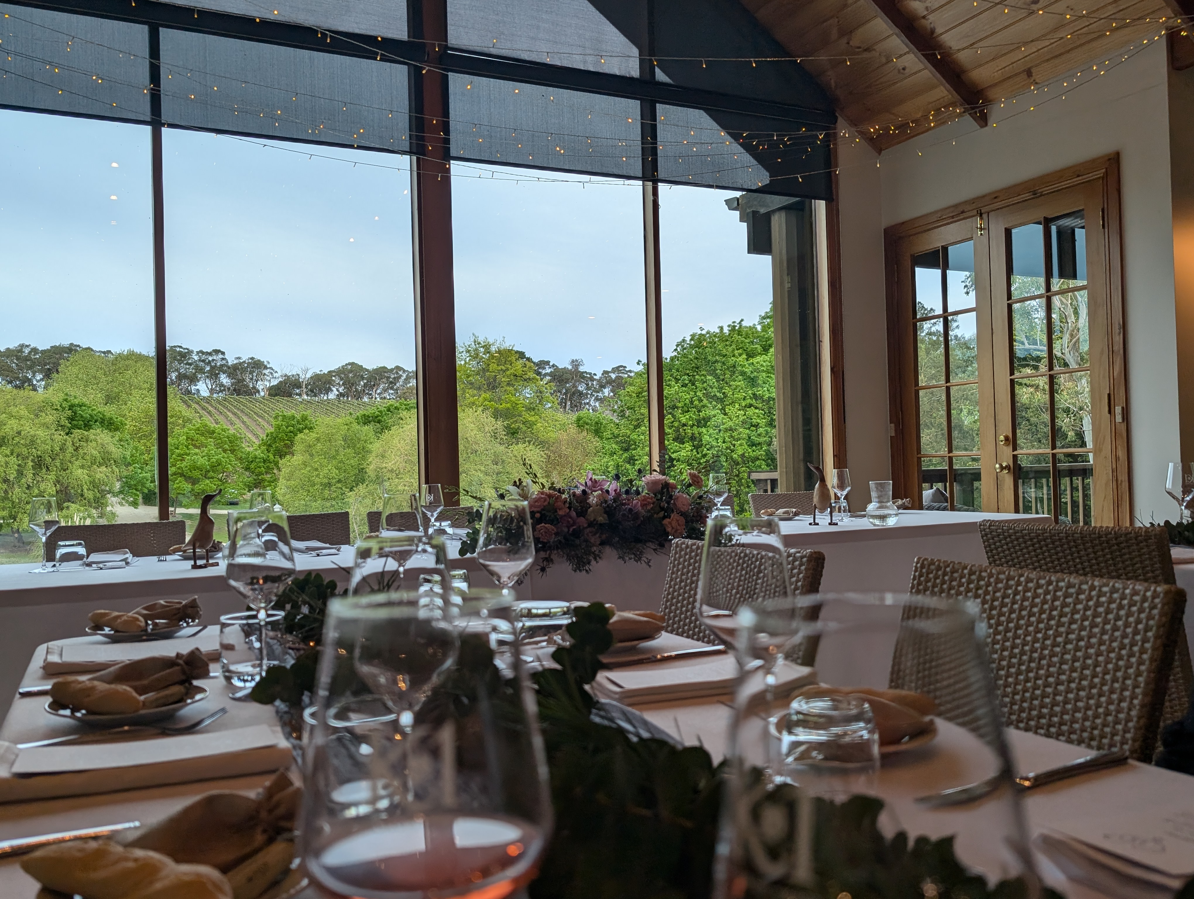 Photograph of the reception for my wedding